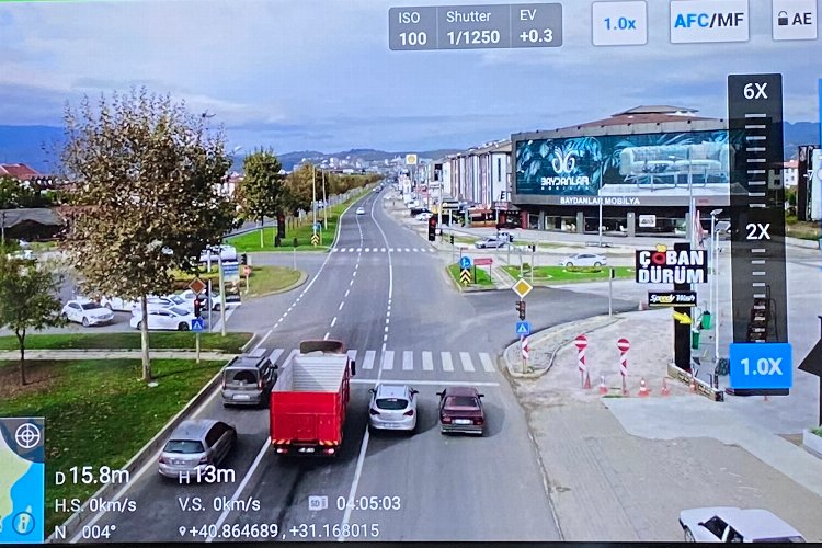 Düzce’de drone destekli uygulama