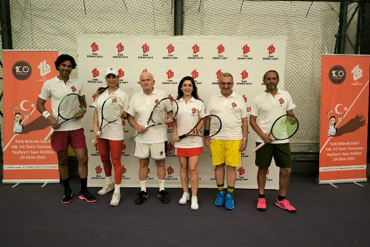 Türk Böbrek Vakfı’ndan 100. yıla özel tenis turnuvası