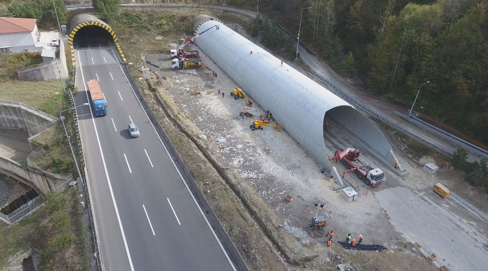 Bolu dağı tüneli salı günü açılacak 