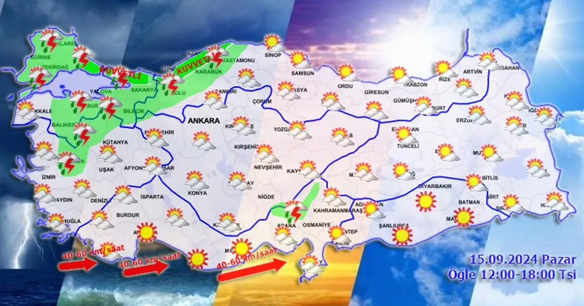 Meteoroloji’den ‘Pazar’ havası!