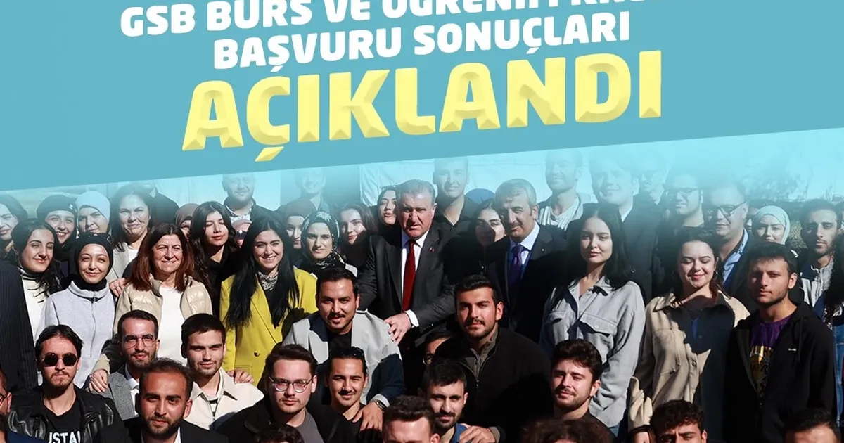 GSB’nin Burs ve Öğrenim Kredisi sonuçları açıklandı