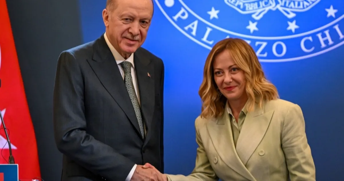 Cumhurbaşkanı Erdoğan, Meloni ile görüştü
