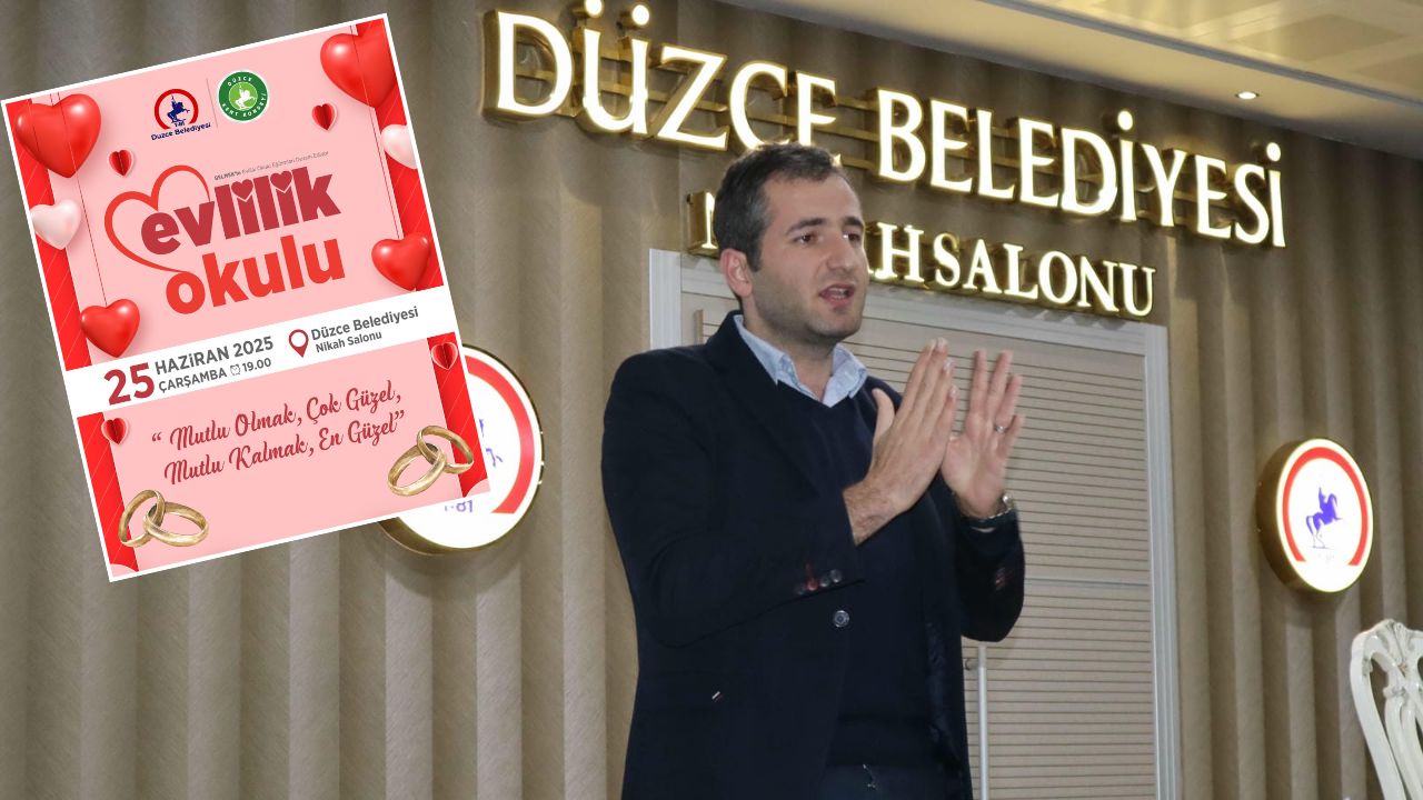 DÜZCE’DE EVLİLİK OKULU EĞİTİMLERİ DEVAM EDİYOR