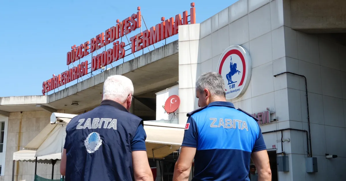 Düzce Terminali’nde kapsamlı denetim