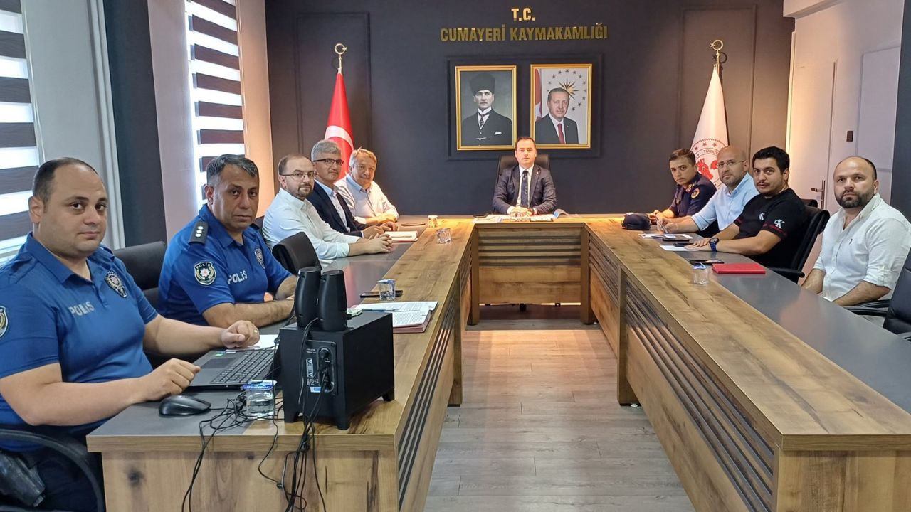 Cumayeri’nde Spor Güvenliği Toplantısı Gerçekleştirildi