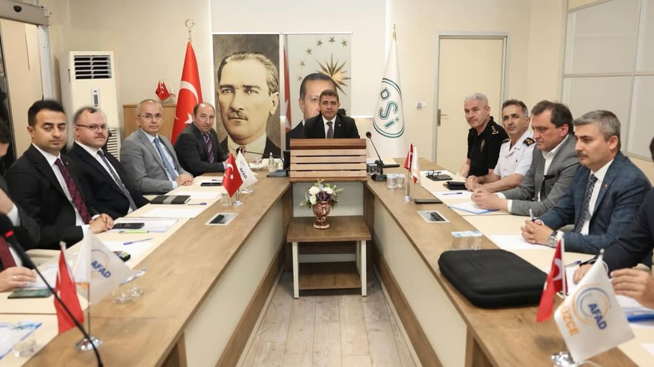 Düzce’de Taşkın Koordinasyon Toplantısı Gerçekleştirildi