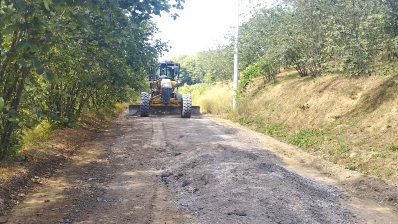 Cumayeri Yeşiltepe Köyü’nde Yol Bakım Çalışmaları Tamamlandı
