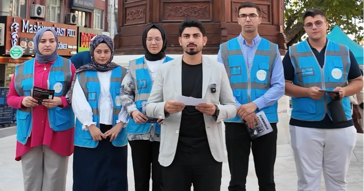AK Parti Osmangazi Gençliğinden broşürlü vicdan çağrısı