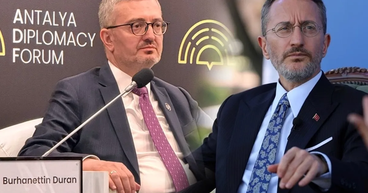 Altun görev değişimiyle TİHEK Başkanlığı’na, Duran İletişim Başkanlığı’na getirildi
