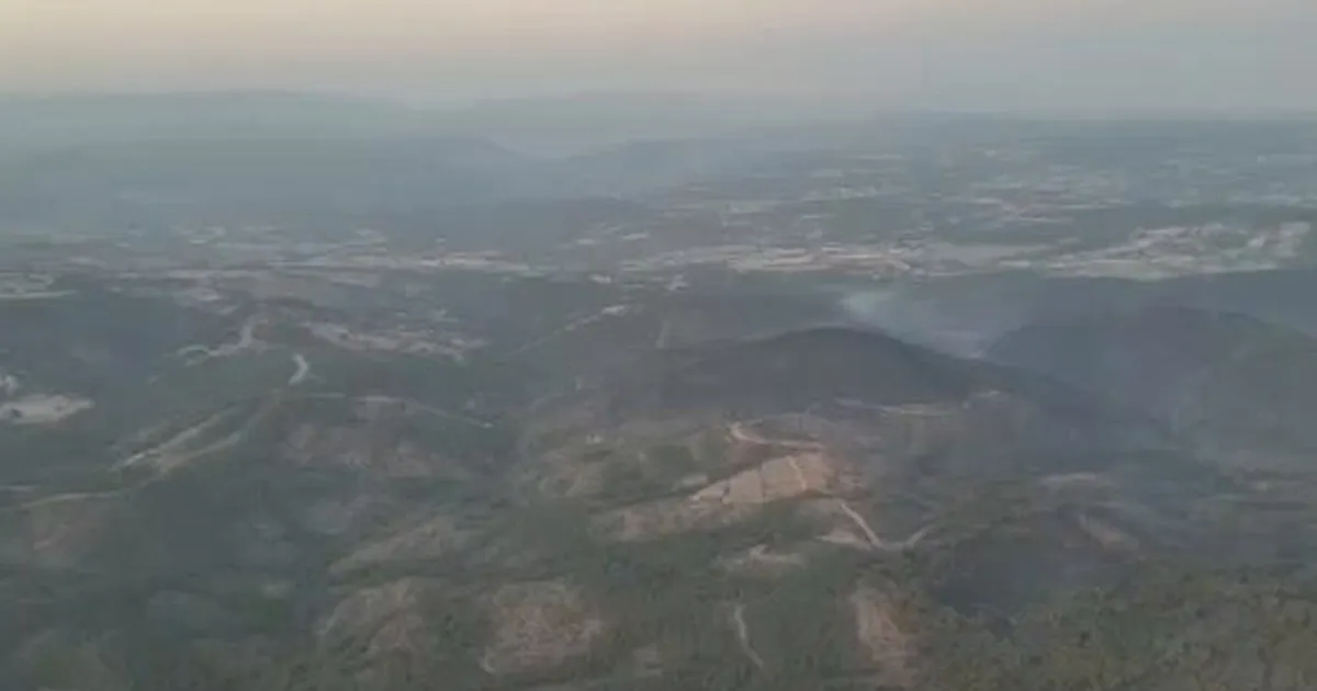 Bursa’da Harmancık Yangını Söndürüldü, Soğutma Çalışmaları Devam Ediyor