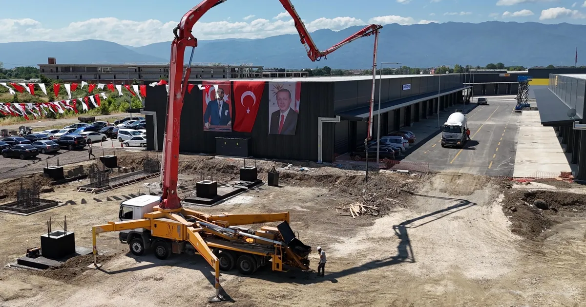 Düzce’de Beltaş Sanayi Sitesi’nin yeni etaplarına temel