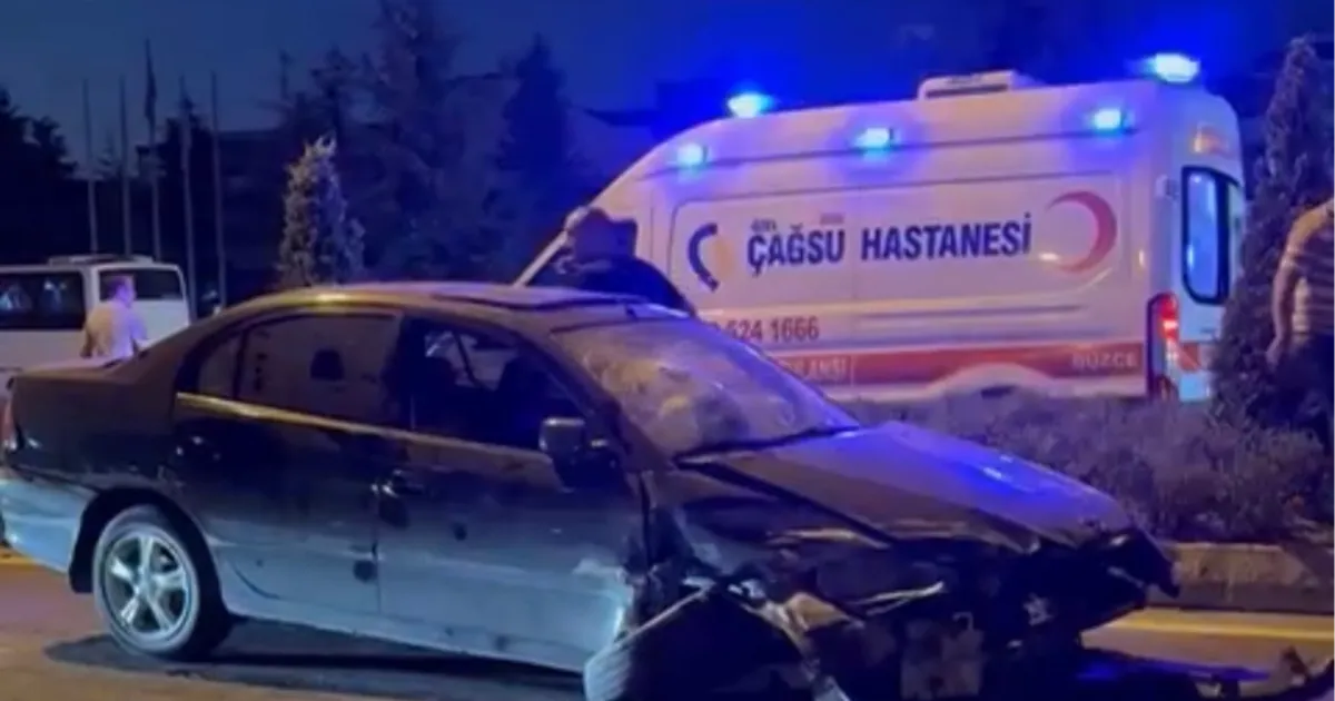 Düzce’de trafik kazası: 1 yaralı
