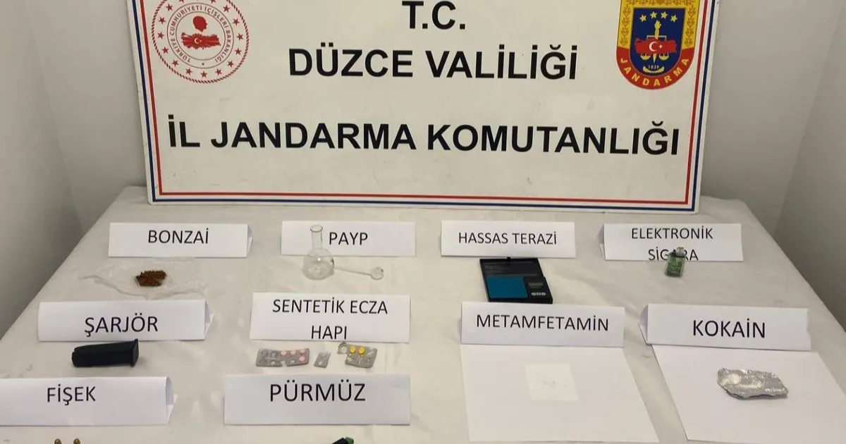 Düzce’de uyuşturucu operasyonu