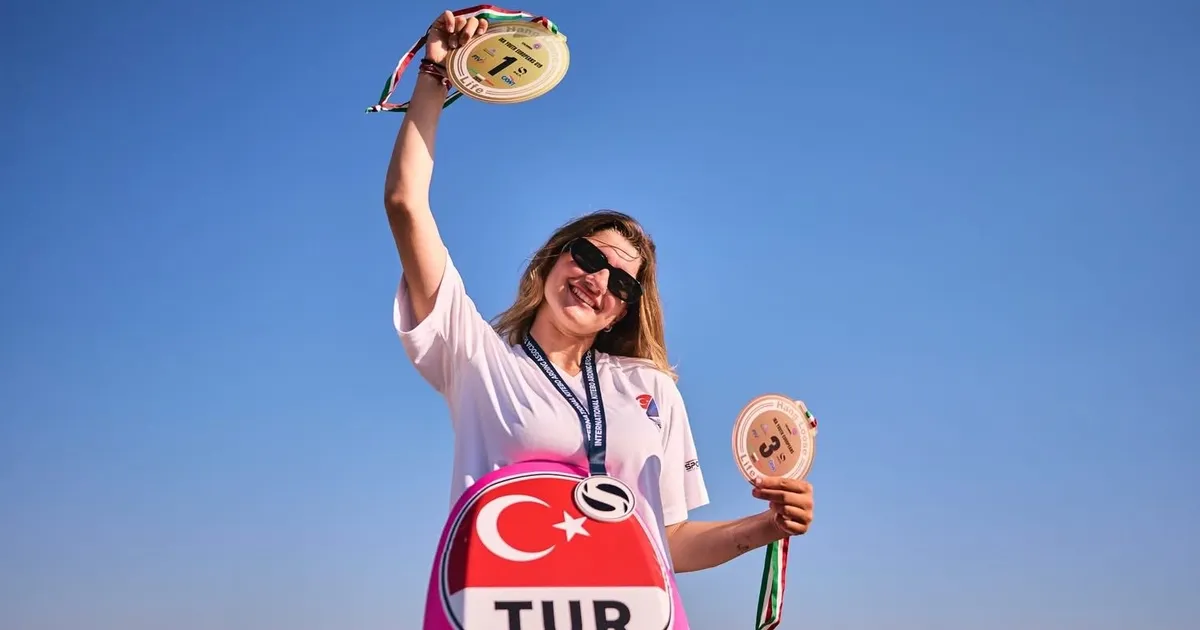 Genç sporcu Derin Deniz’den Avrupa şampiyonluğu
