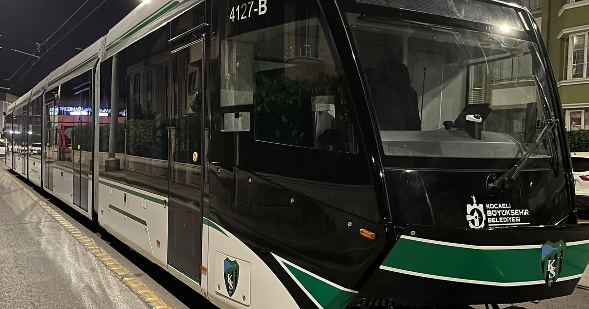 Kocaeli’de 9. tramvay raylara indirildi