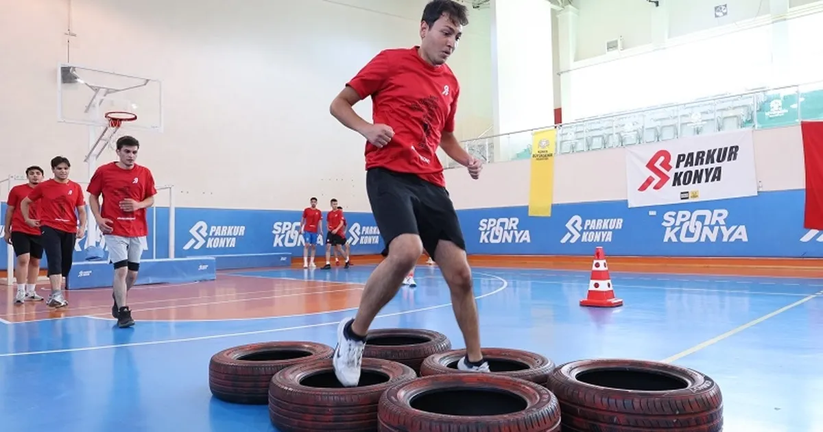 Konya’da ‘Parkur’ gençleri hayallerine kavuşturuyor