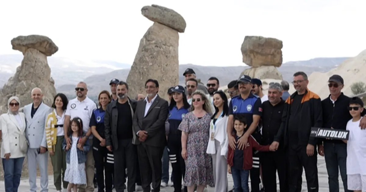 Nevşehir Ürgüp’te klasik otomobil rüzgarı esti