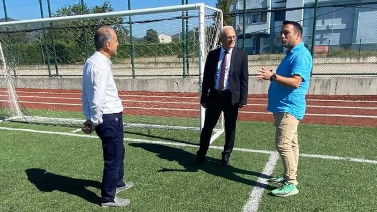 İl Müdürü Zekeriya Arslantürk’ten Gölyaka Spor Tesislerine İnceleme