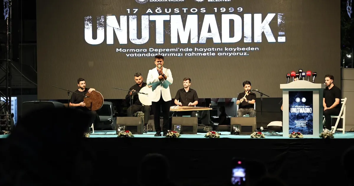 17 Ağustos’un 26. yılı Sakarya’da anıldı
