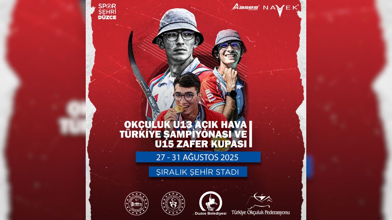 Düzce’de Okçuluk Heyecanı Başlıyor 1400 Sporcu Yarışacak