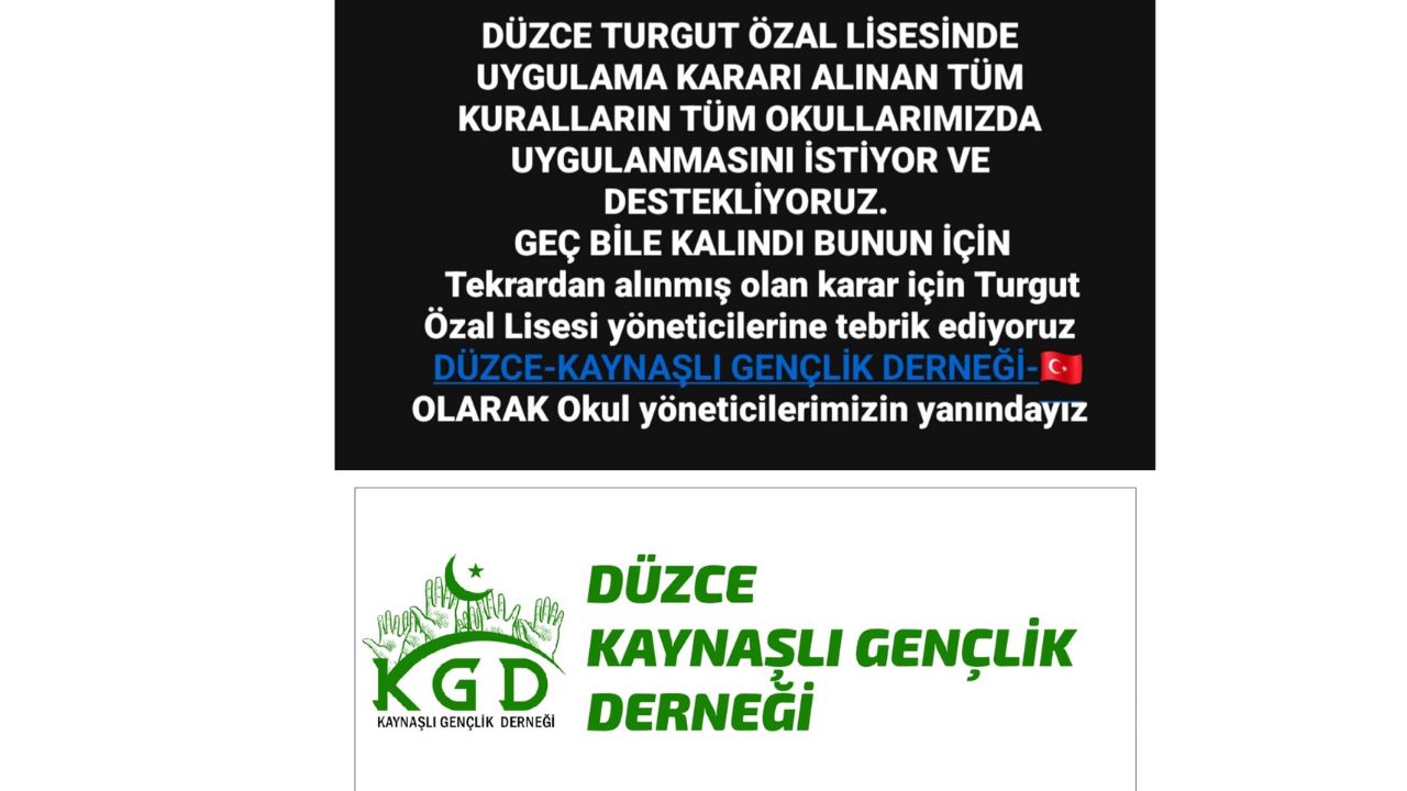 Kaynaşlı Gençlik Derneği ”Gençlere Kılavuzluk İçin Kurallar Gerekli”