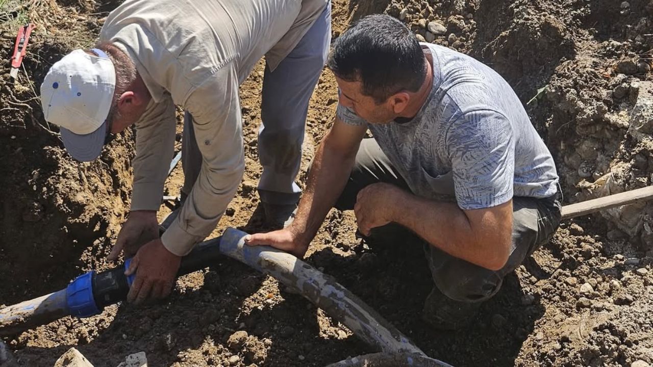 Yeni Taşköprü Köyü’nde İçme Suyu Hattı Çalışmaları Tamamlandı
