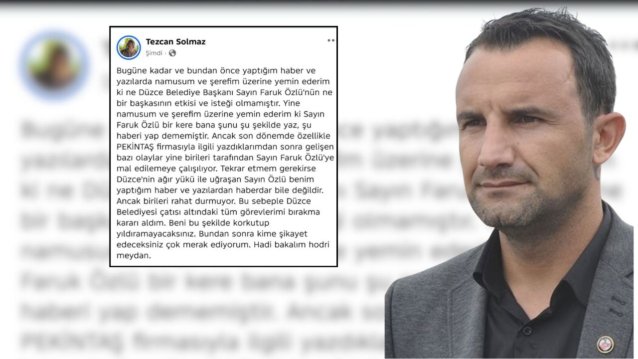 Tezcan Solmaz’ın ”İstifa Ettim” Açıklaması Gerçeği Yansıtmadı