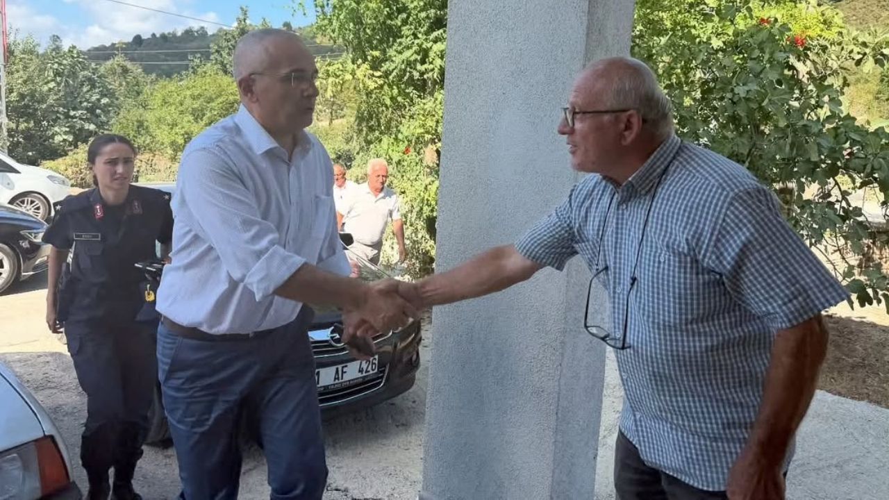 Kaymakam Deniz Pişkin, Dilaver Köyünde Köylülerle Buluştu