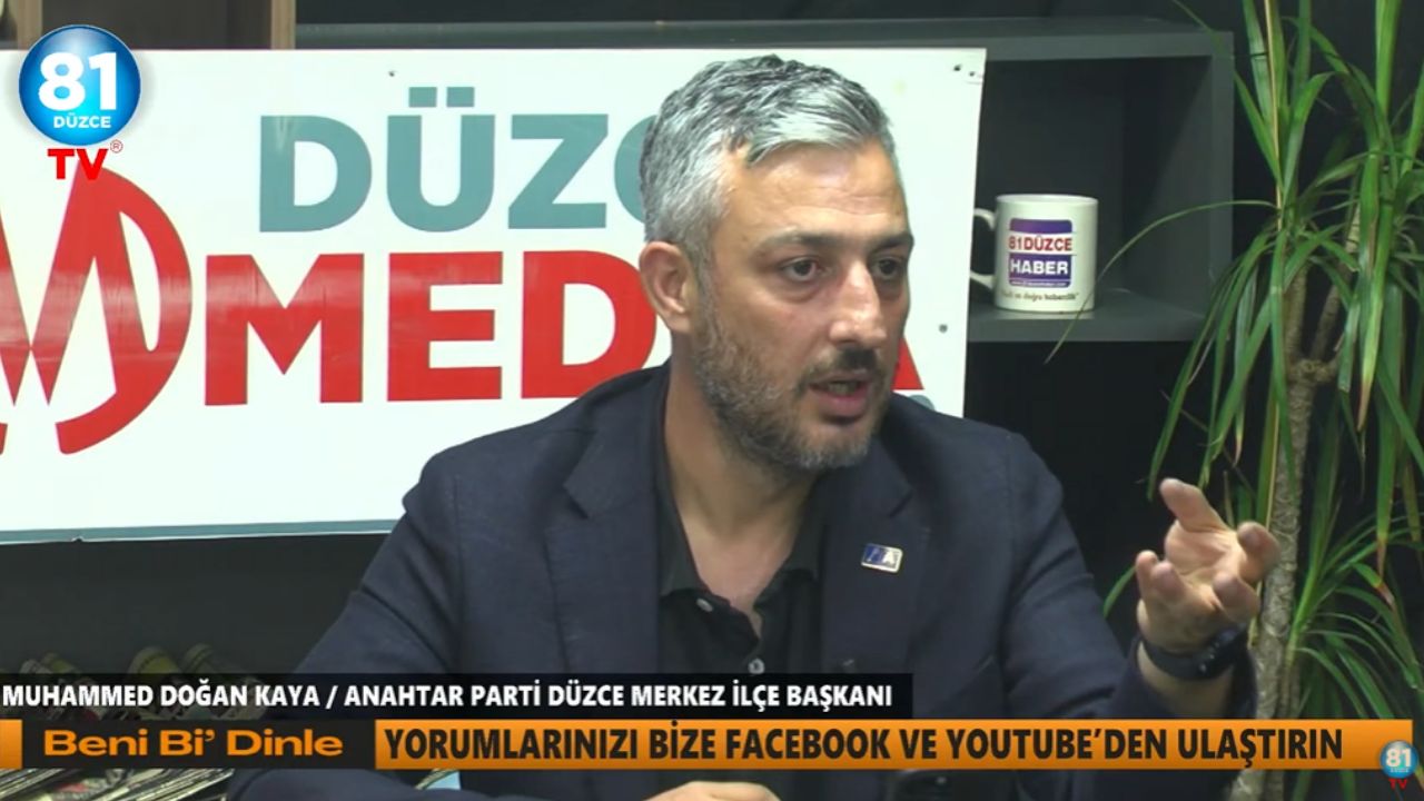 Anahtar Parti Düzce Merkez İlçe Başkanı Kaya’nın Açıklamaları Sosyal Medyada Gündem Oldu