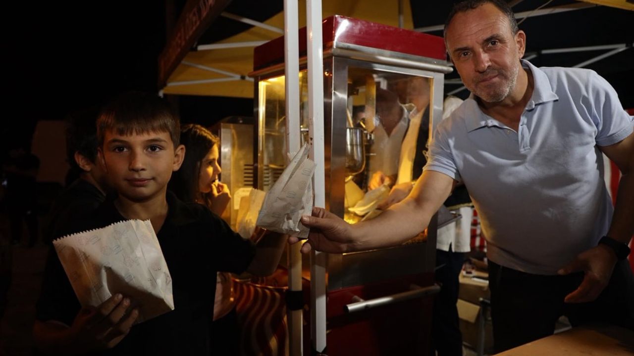 Açık Hava Sinema Keyfi Sultaniye Köyü’nde