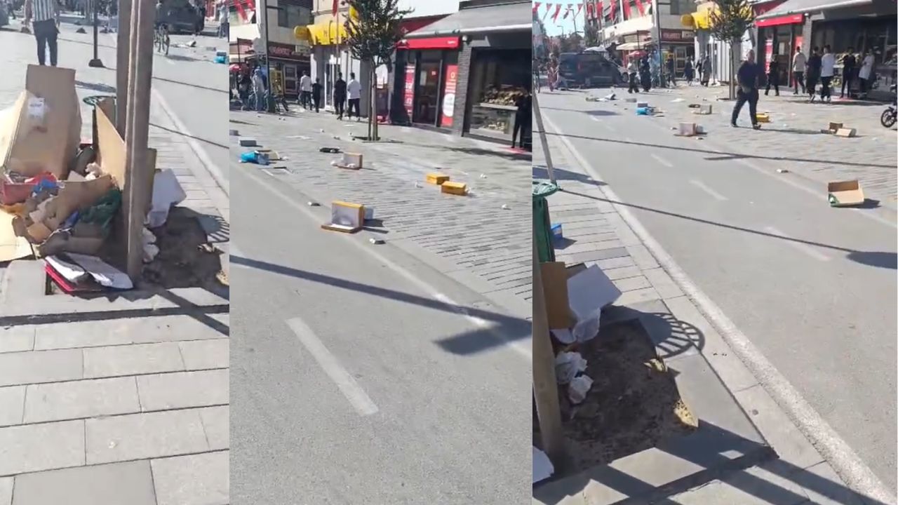 Düzce Kent Merkezindeki Manzara Tepki Çekti