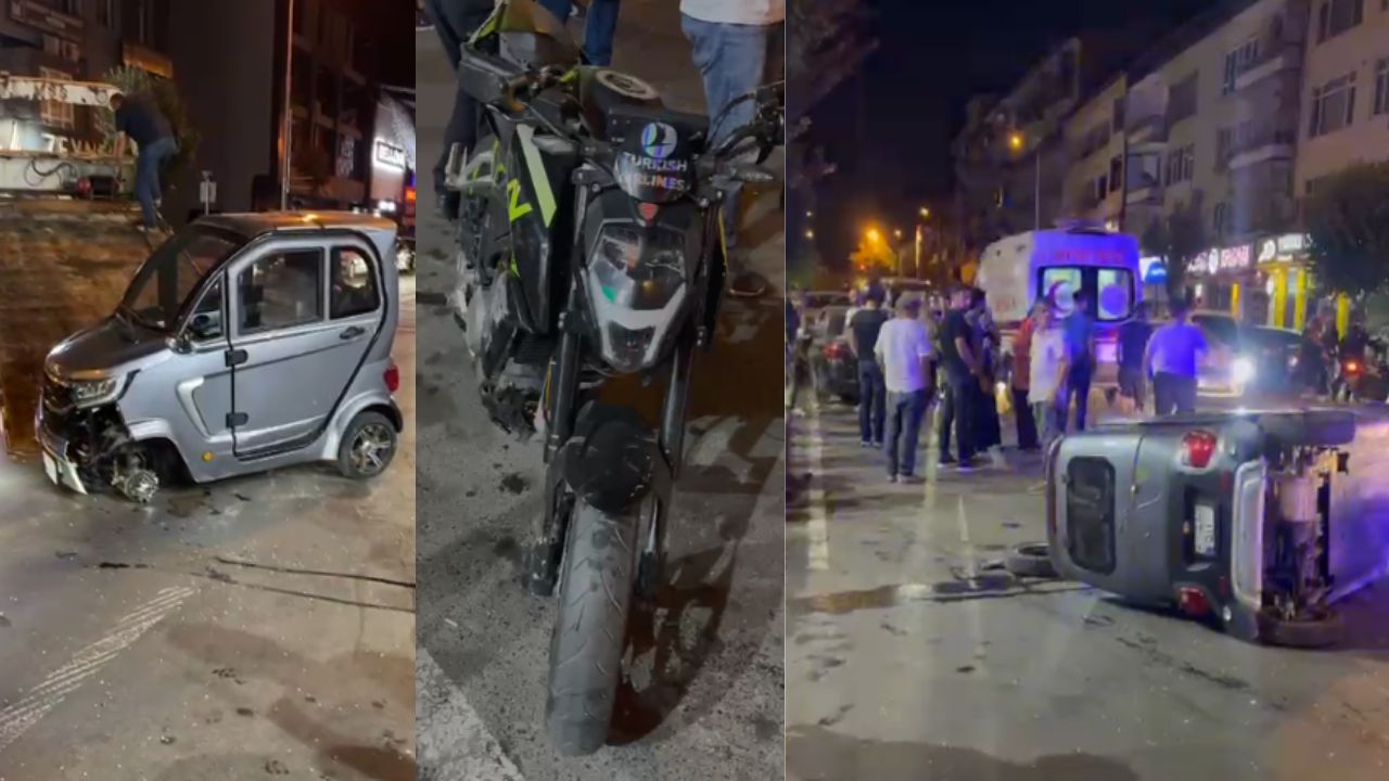 Düzce’de Otomobil ile Motosiklet Çarpıştı; 3 Kişi Yaralandı