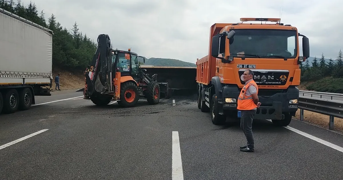 Bolu Dağı Tüneli’nde kaza! İstanbul istikameti trafiğe kapandı!