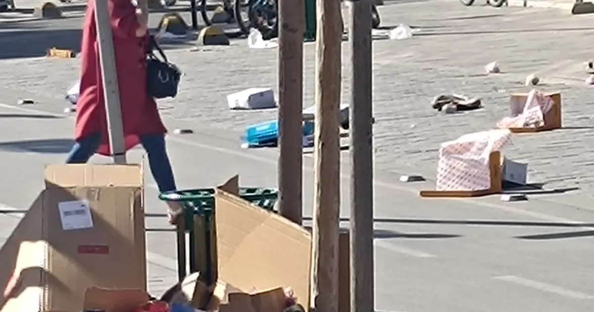 Düzce kent merkezindeki kirlilik tepki çekti