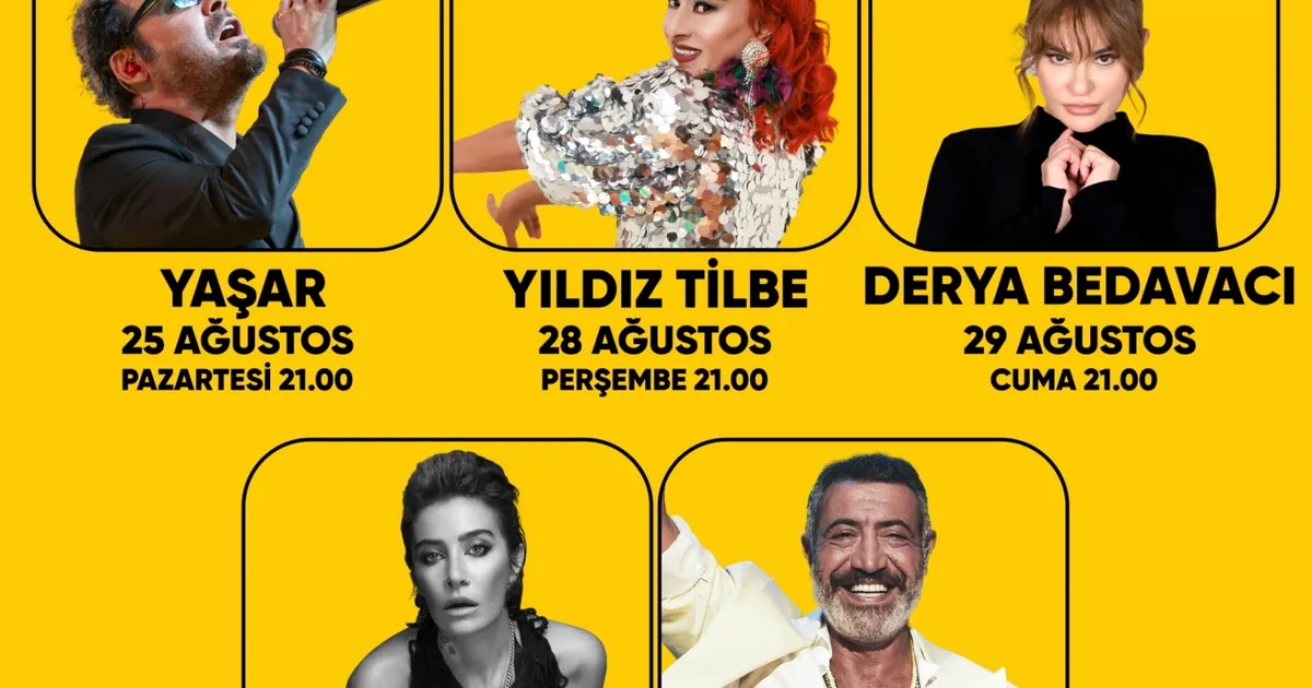 Harbiye’de yaza veda: Dev kadro sahnede