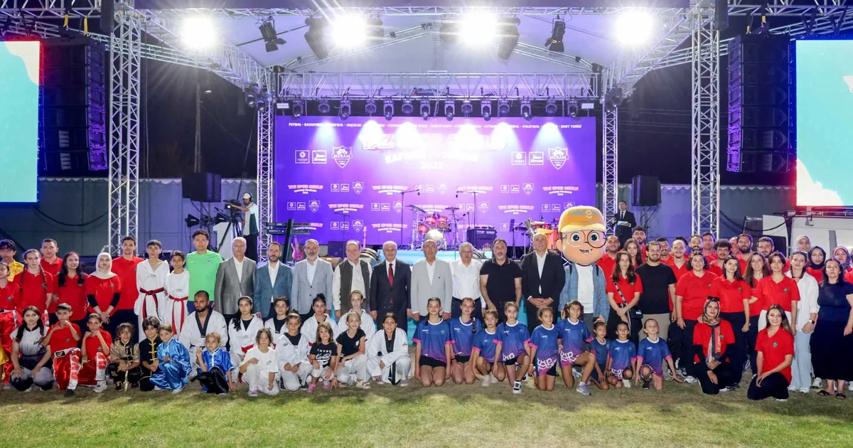 Konya Meram Yaz Spor Okulları coşkulu finalle tamamlandı