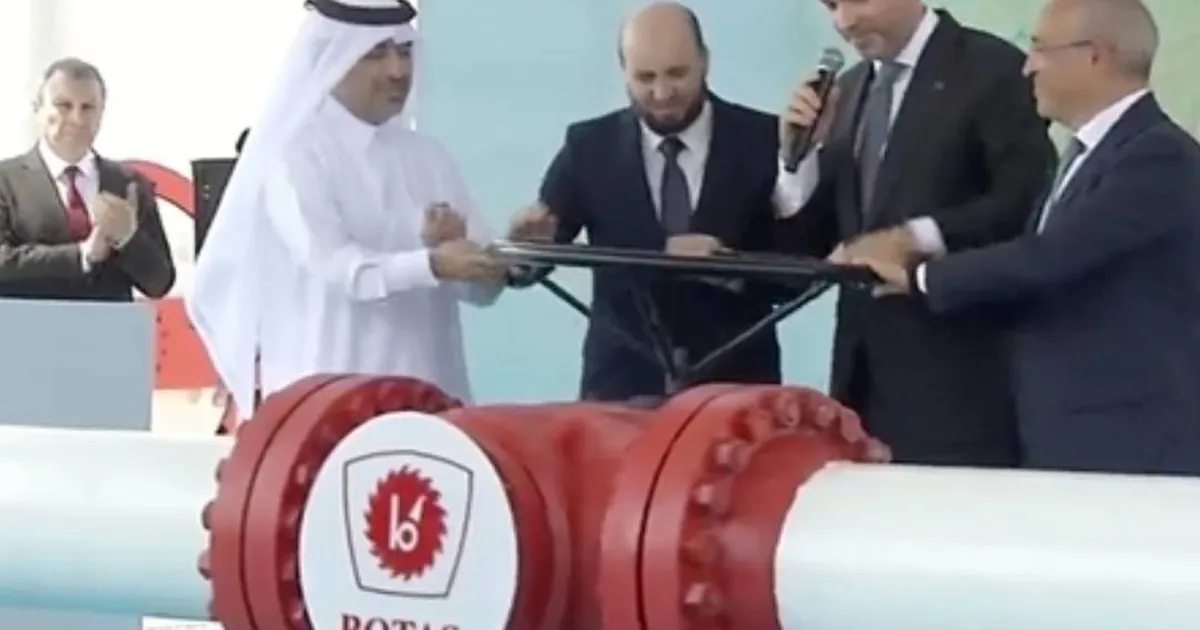 Türkiye’den Suriye’ye ilk doğalgaz akışı başladı