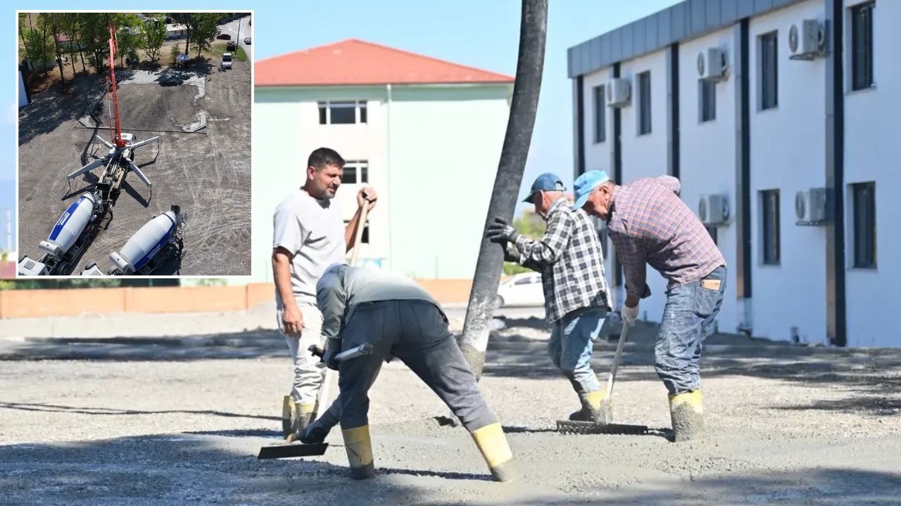 Beyköy Belediyesi’nden Gençlik ve Spor Merkezi Çevresine Yeni Sosyal Alanlar