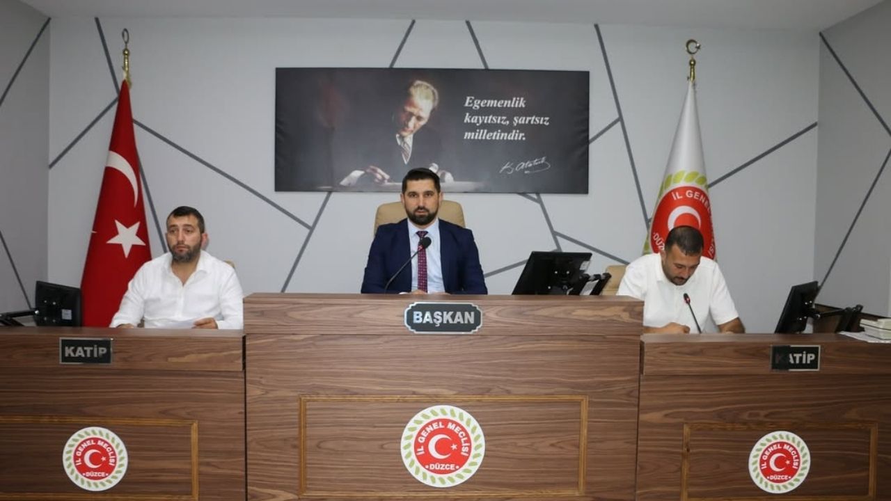 Düzce İl Genel Meclisi Eylül Ayı Toplantıları Sona Erdi