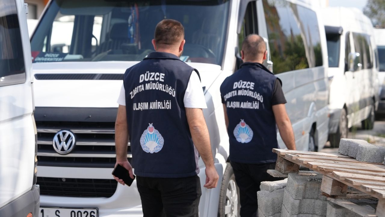 Düzce’de Okul Servislerine Sıkı Denetim