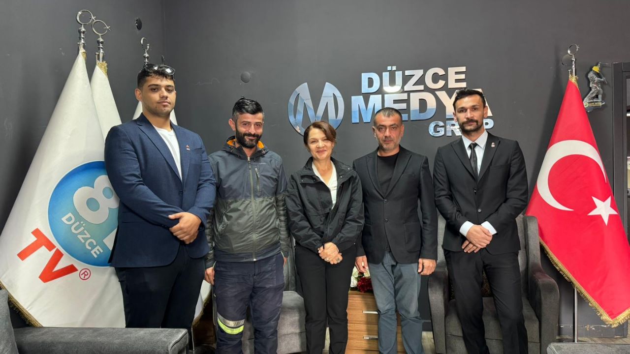 Düzce Zafer Partisi Heyeti Hakan Çakır’ı Ziyaret Etti