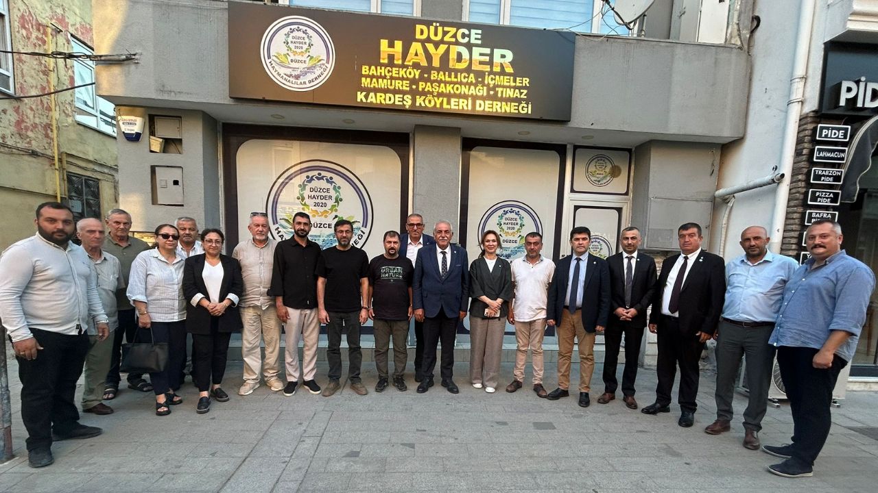 İYİ Parti Heyeti Düzce Hayder’i Ziyaret Etti