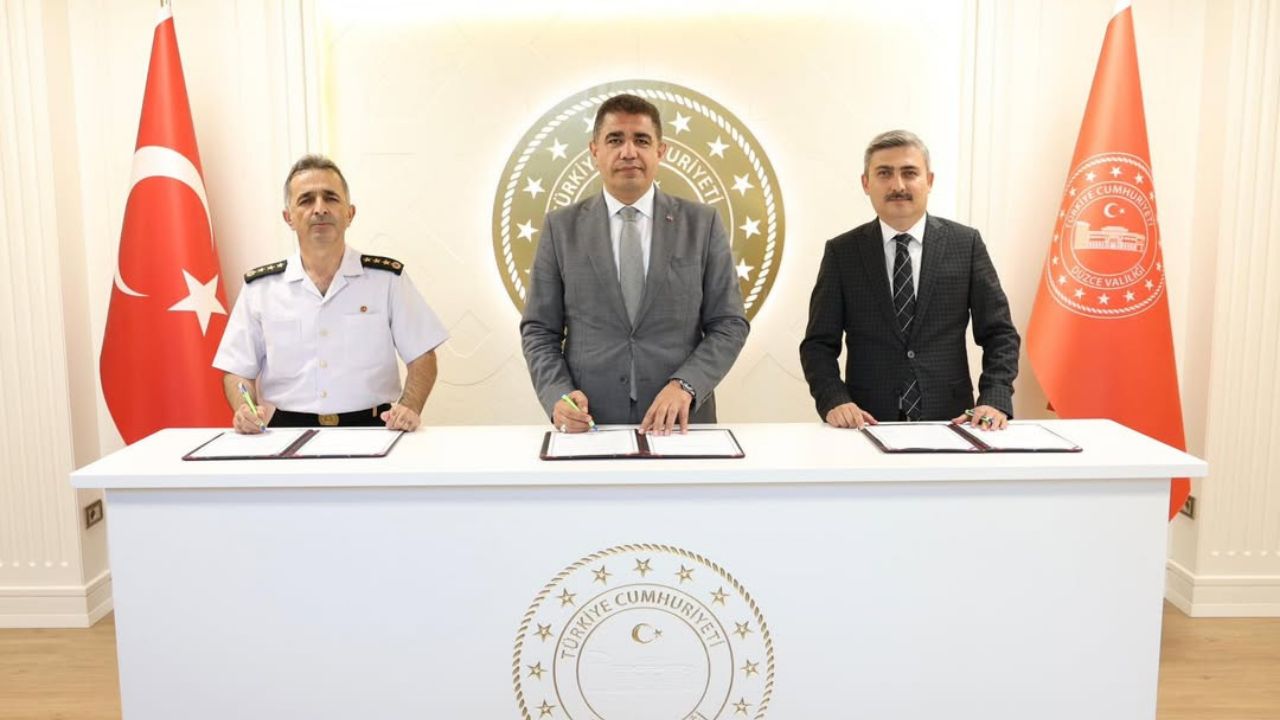 Düzce’de Emniyet ve Jandarma Araçları İçin Protokol İmzalandı