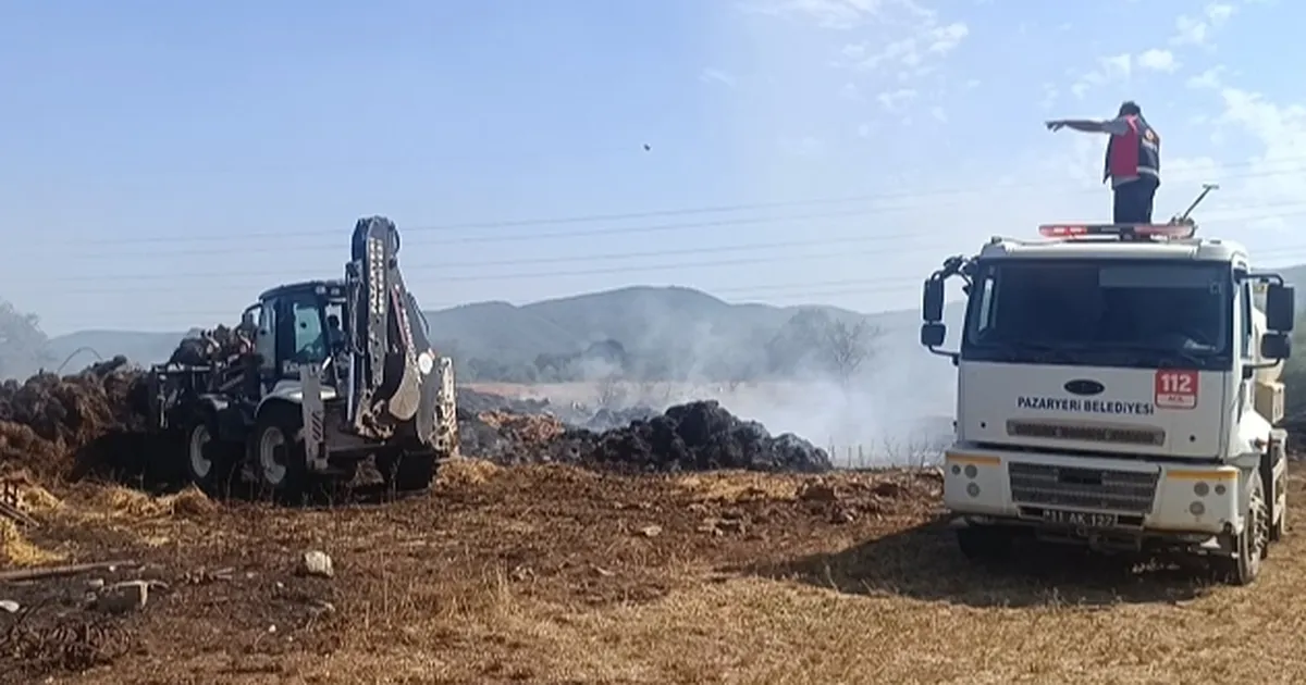 Bilecik Pazaryeri’nde aynı çiftlikte bir haftada ikinci yangın!