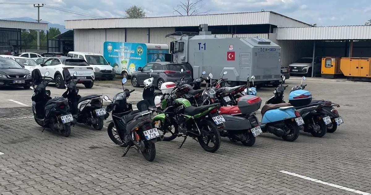 Düzce’de ‘motosiklet tadilat’ operasyonu: 27 gözaltı!
