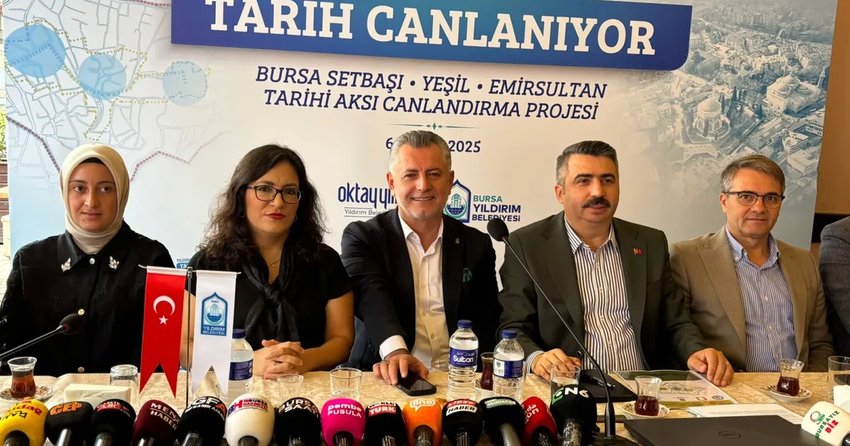 Yıldırım’dan Bursa’nın tarihi kimliğine vurgu… Setbaşı-Yeşil-Emirsultan aksı canlanıyor