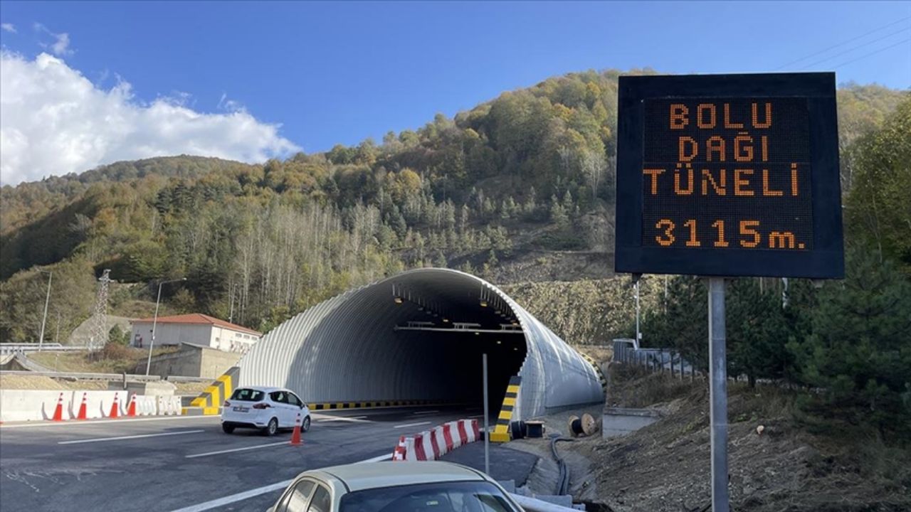 Bolu Dağı Tüneli İstanbul Yönü Geçici Olarak Kapatılacak