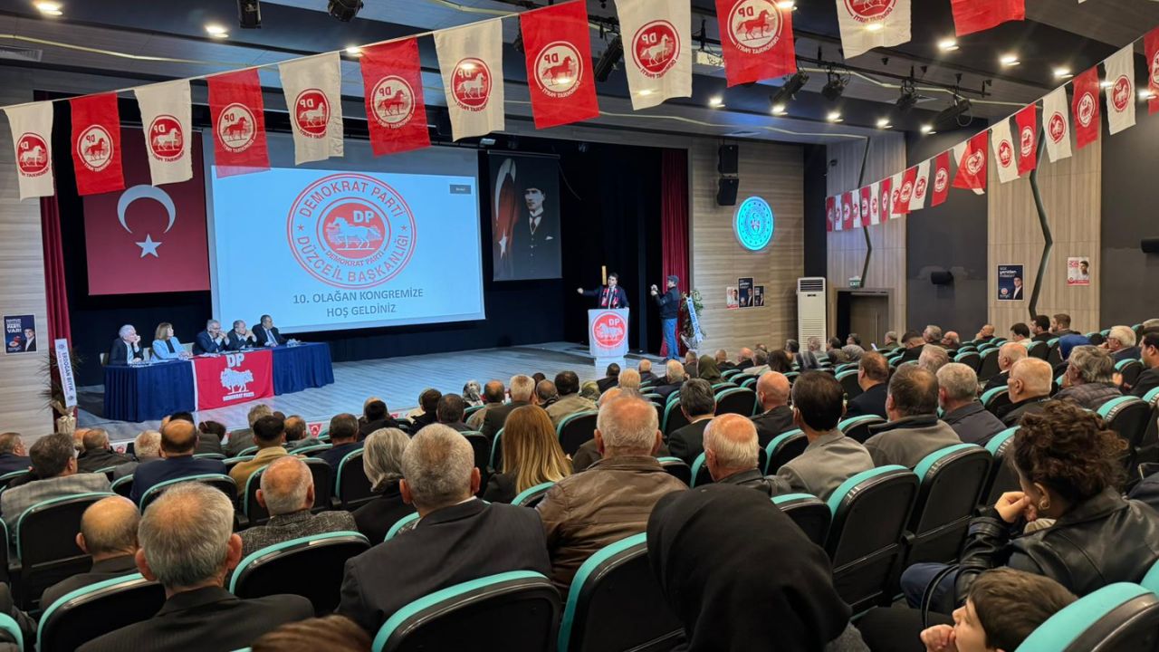 Demokrat Parti Düzce 10. Olağan İl Kongresi Gerçekleştirildi
