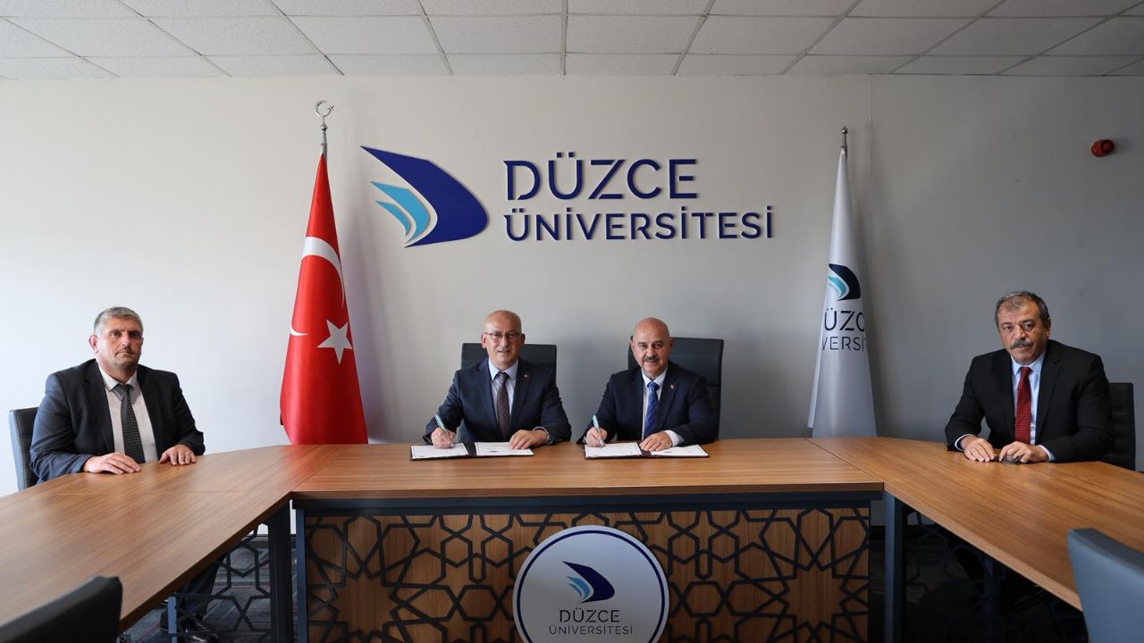 Düzce Üniversitesi’nden Boğaziçi Belediyesi’yle İş Birliği Protokolü