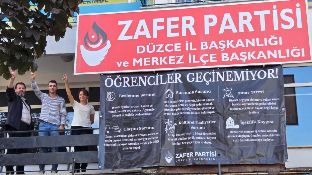 ”Öğrenciler Geçinemiyor” Zafer Partisi Düzce Gençlerin Sorunlarını Gündeme Taşıdı